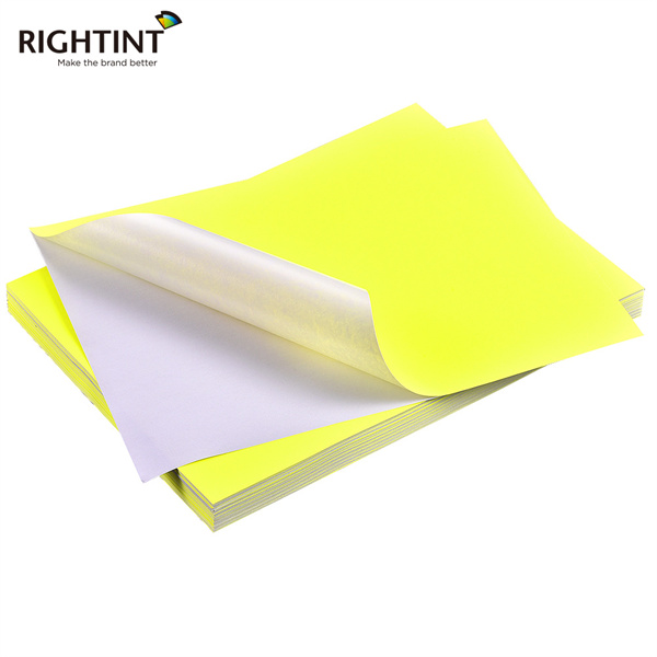 Usage of labeling sticker paper: