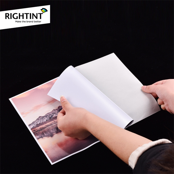 The security of photo paper with sticky back